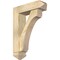Ekena Millwork Legacy Arts and Crafts Rough Sawn Bracket w/ Offset Brace, Douglas Fir, 6"W x 20"D x 28"H BKT0604X20X28LEC03RDF - alternate 1